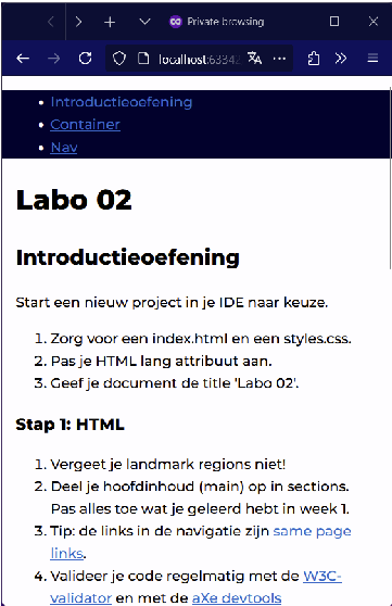 voorbeeld foto labo 2